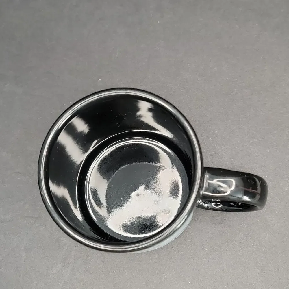 Vintage Enesco John Deere Coffee Mug Cup Still Going Strong Black Ceramic